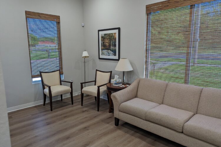 Lobby at Cole White Dental in Fayetteville, AR